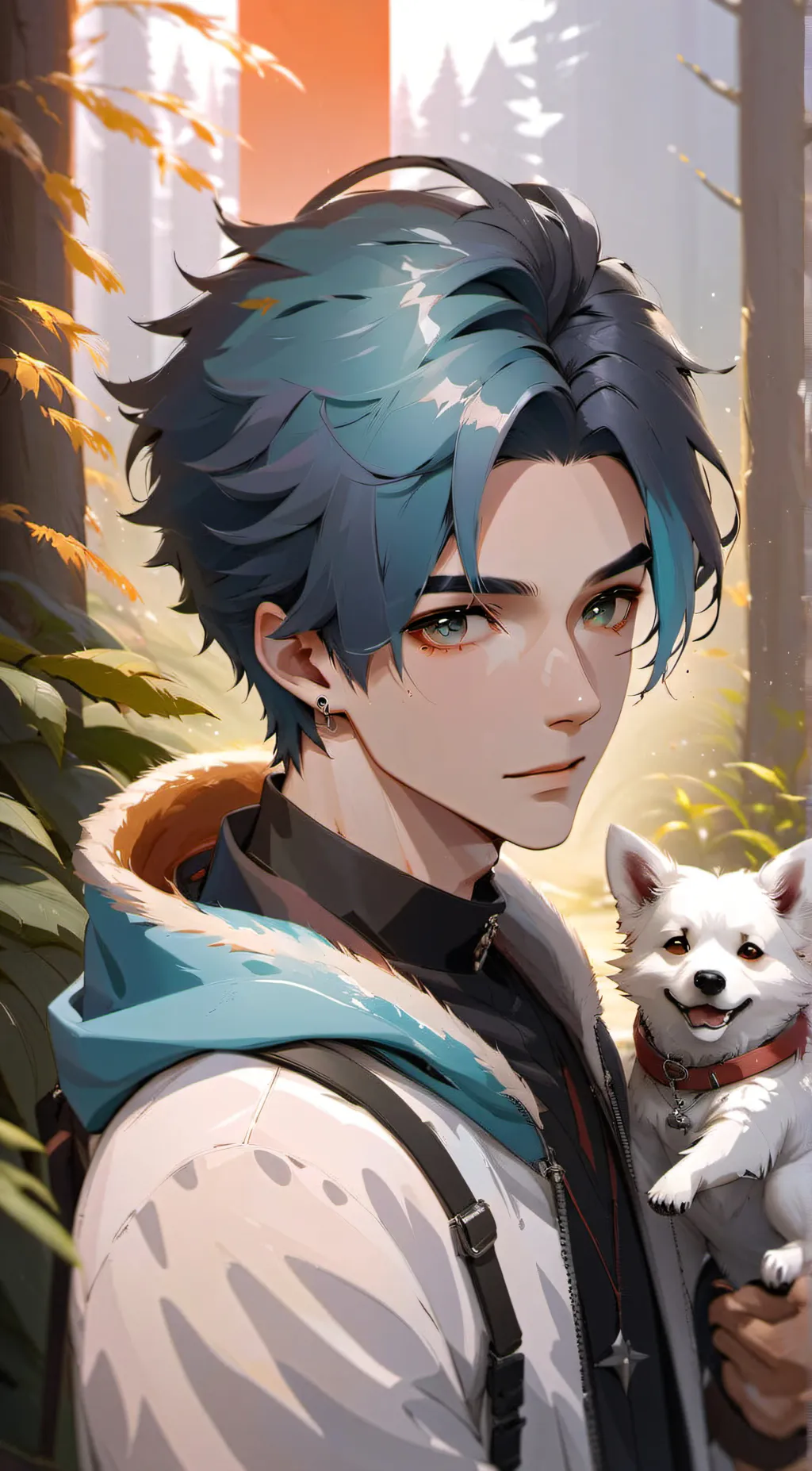 ai character: hybrid background