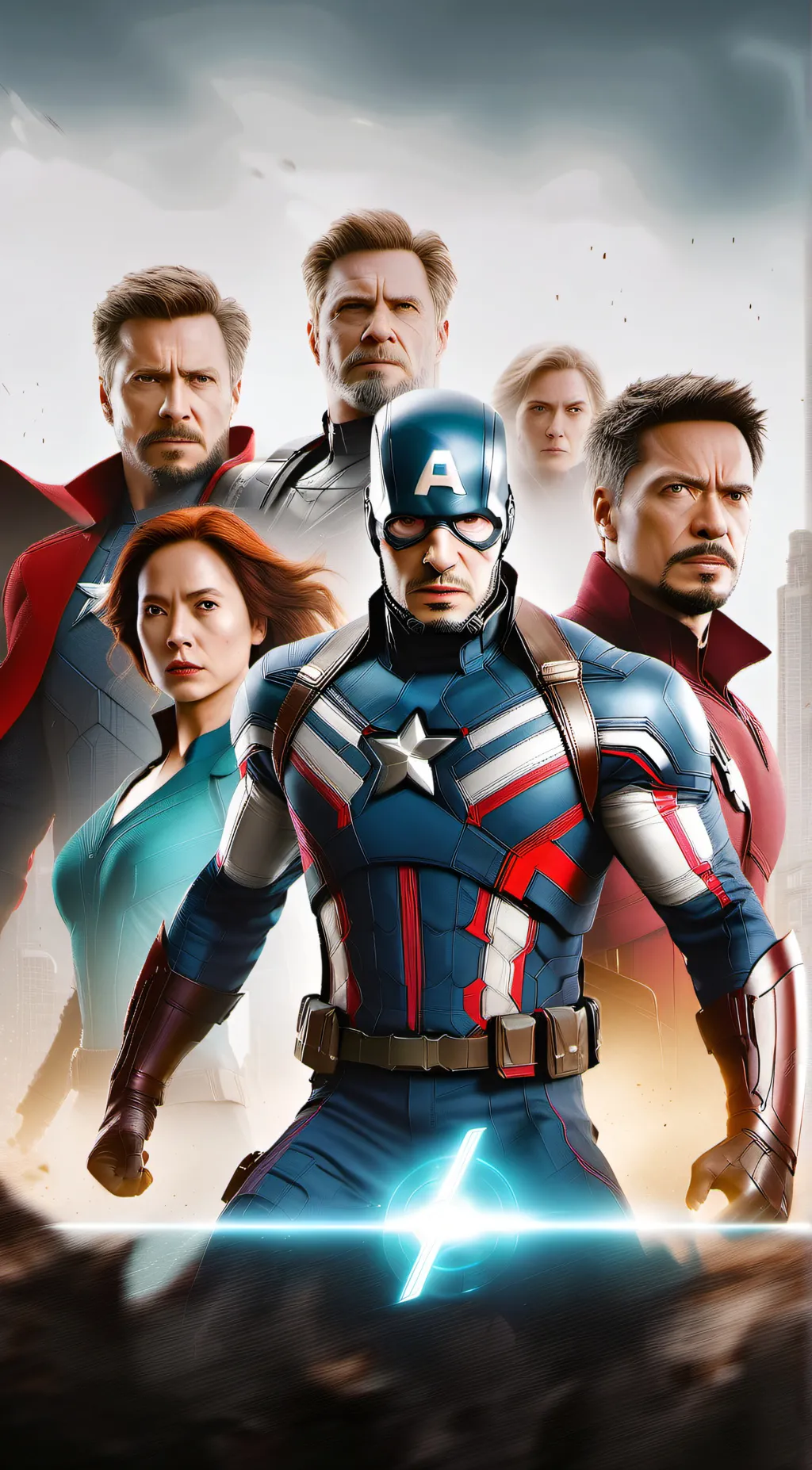 ai character: Avengers background