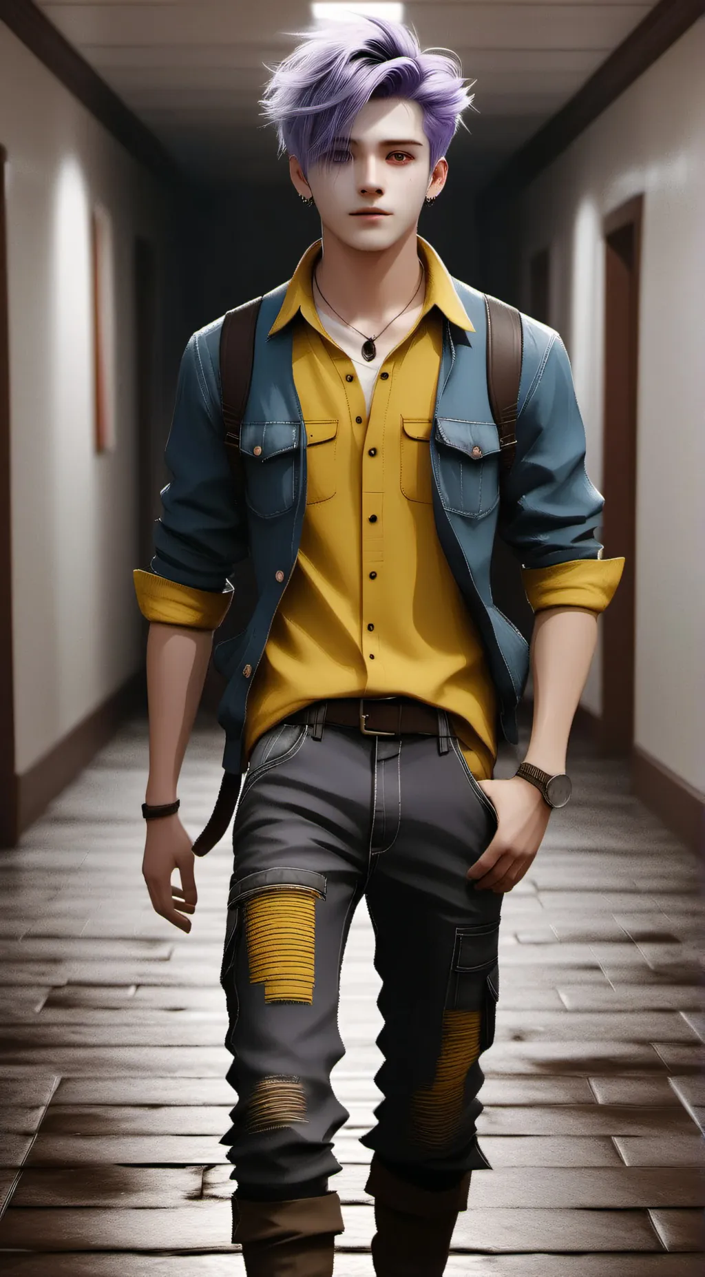 ai character: michael Afton background