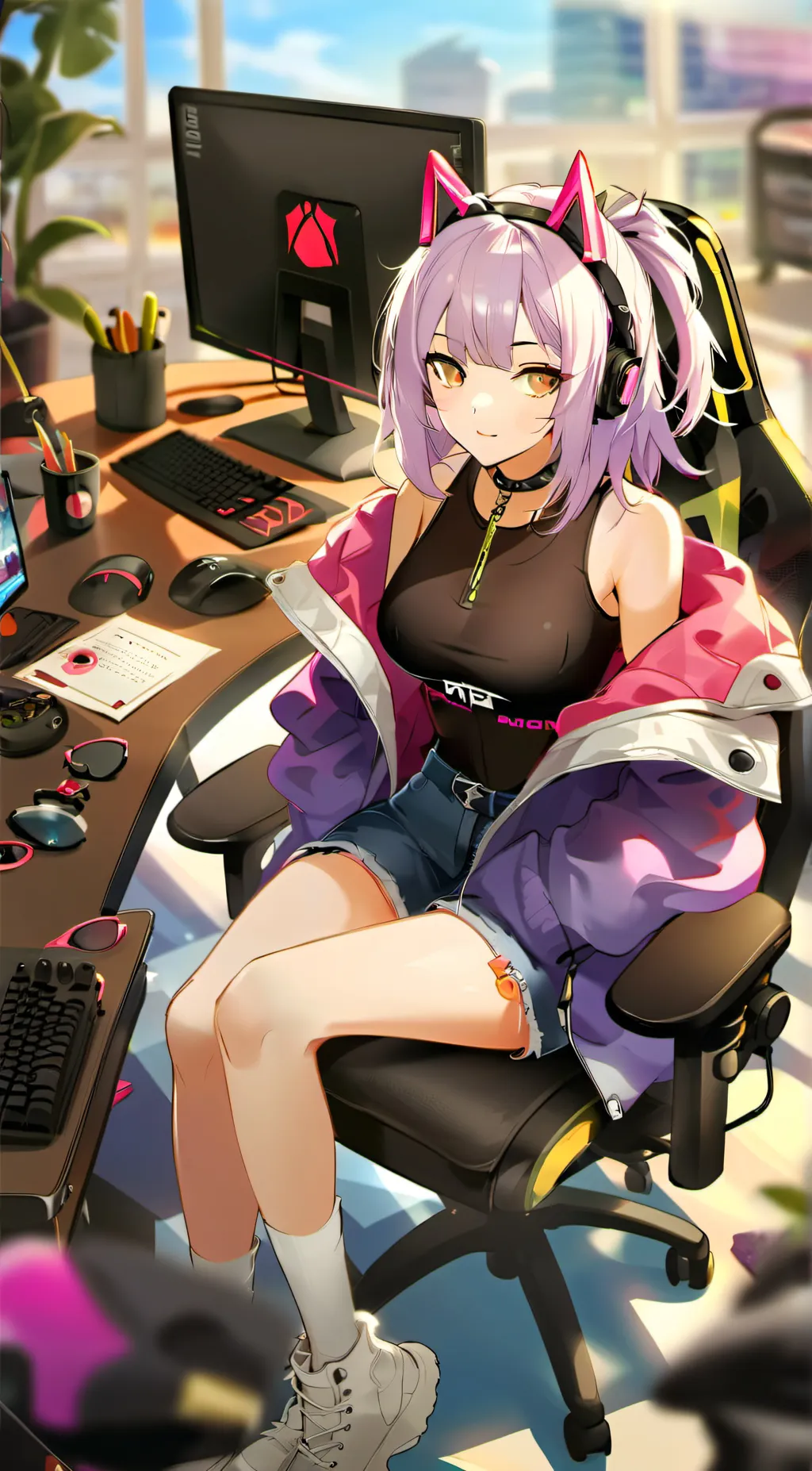 ai character: Kelly background