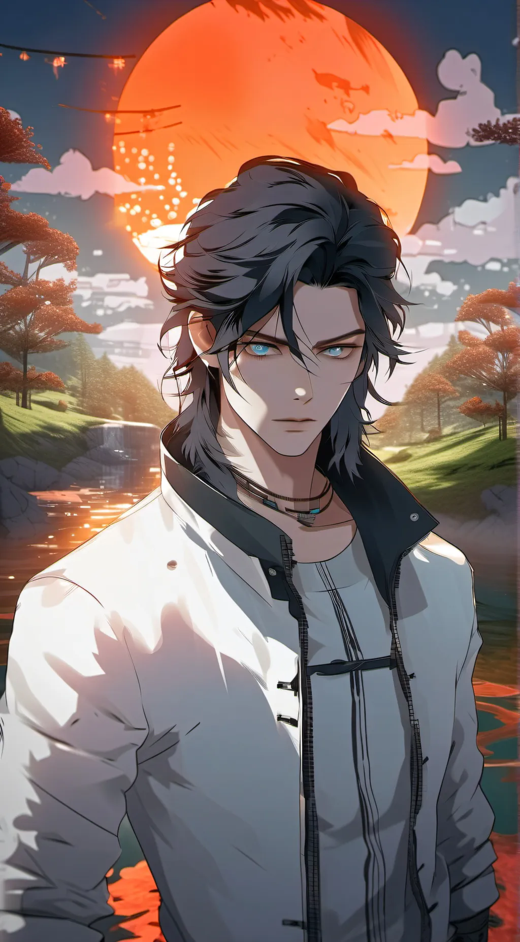 ai character: Lucks  background