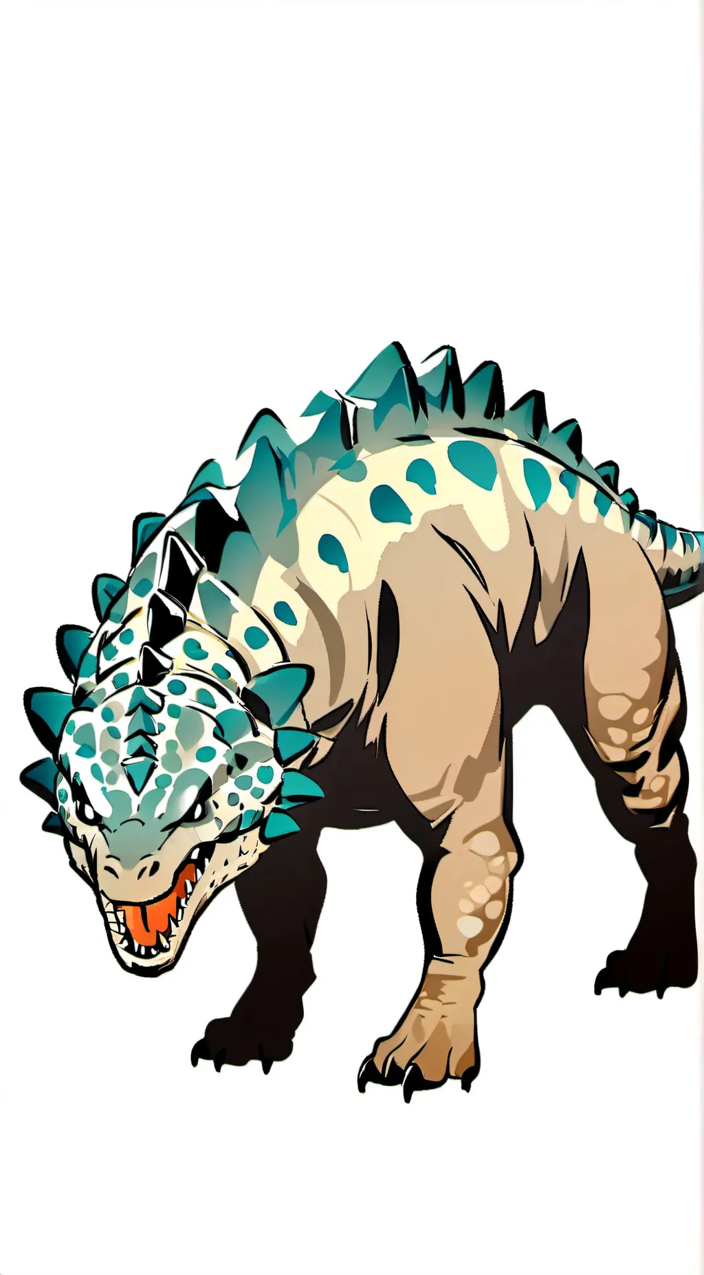 ai character: Hybrid bumpy background