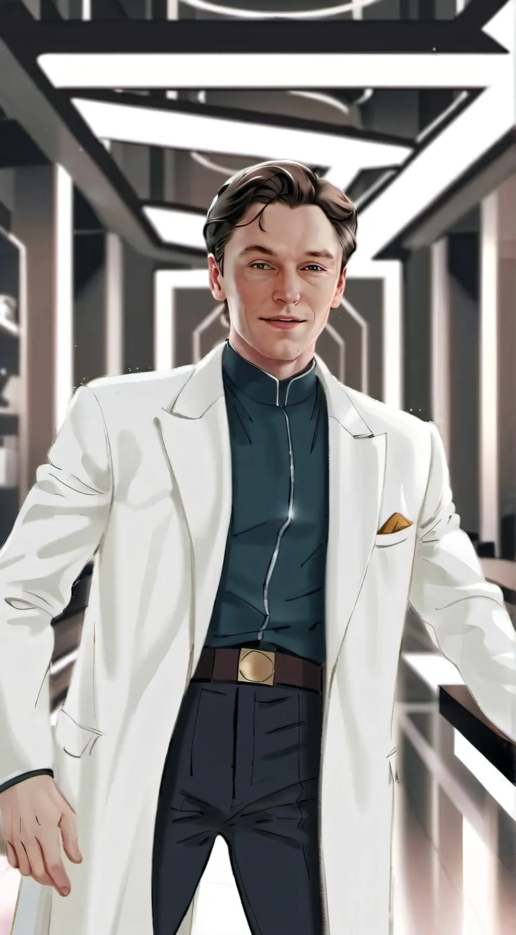 ai character: Charles Xavier  background