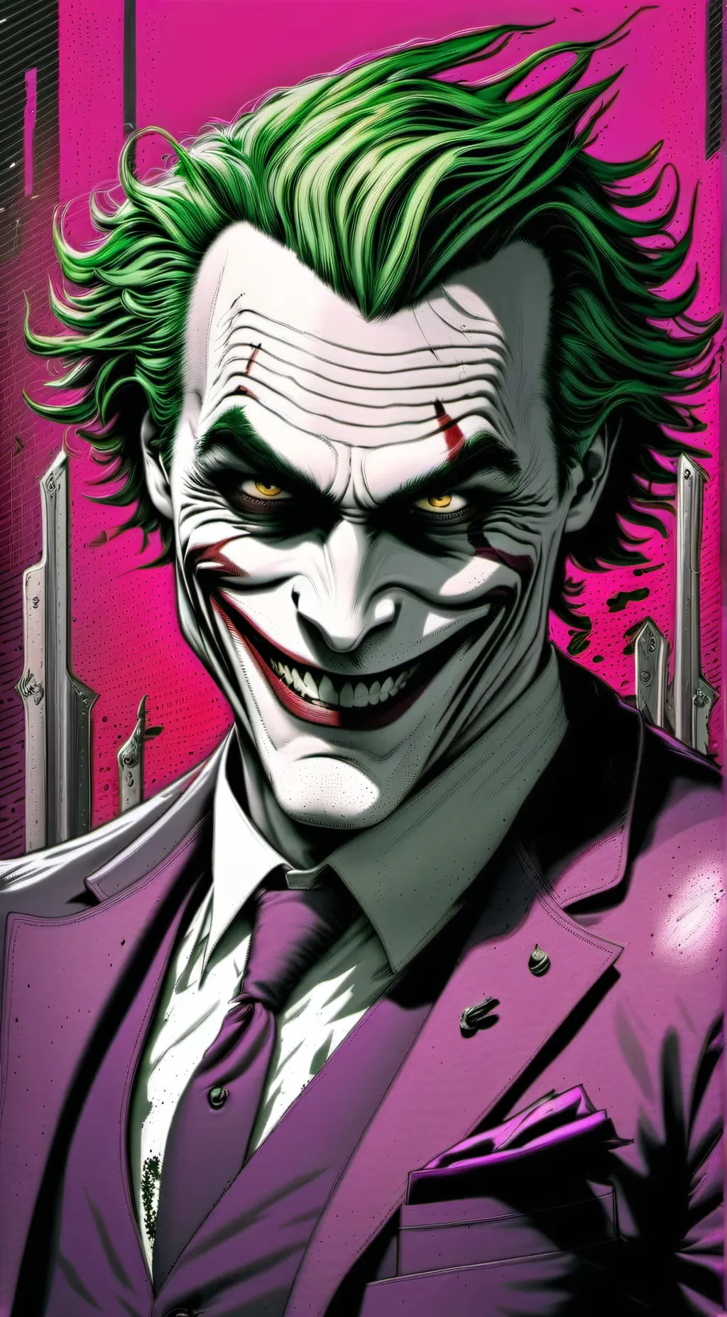 ai character: The joker  background