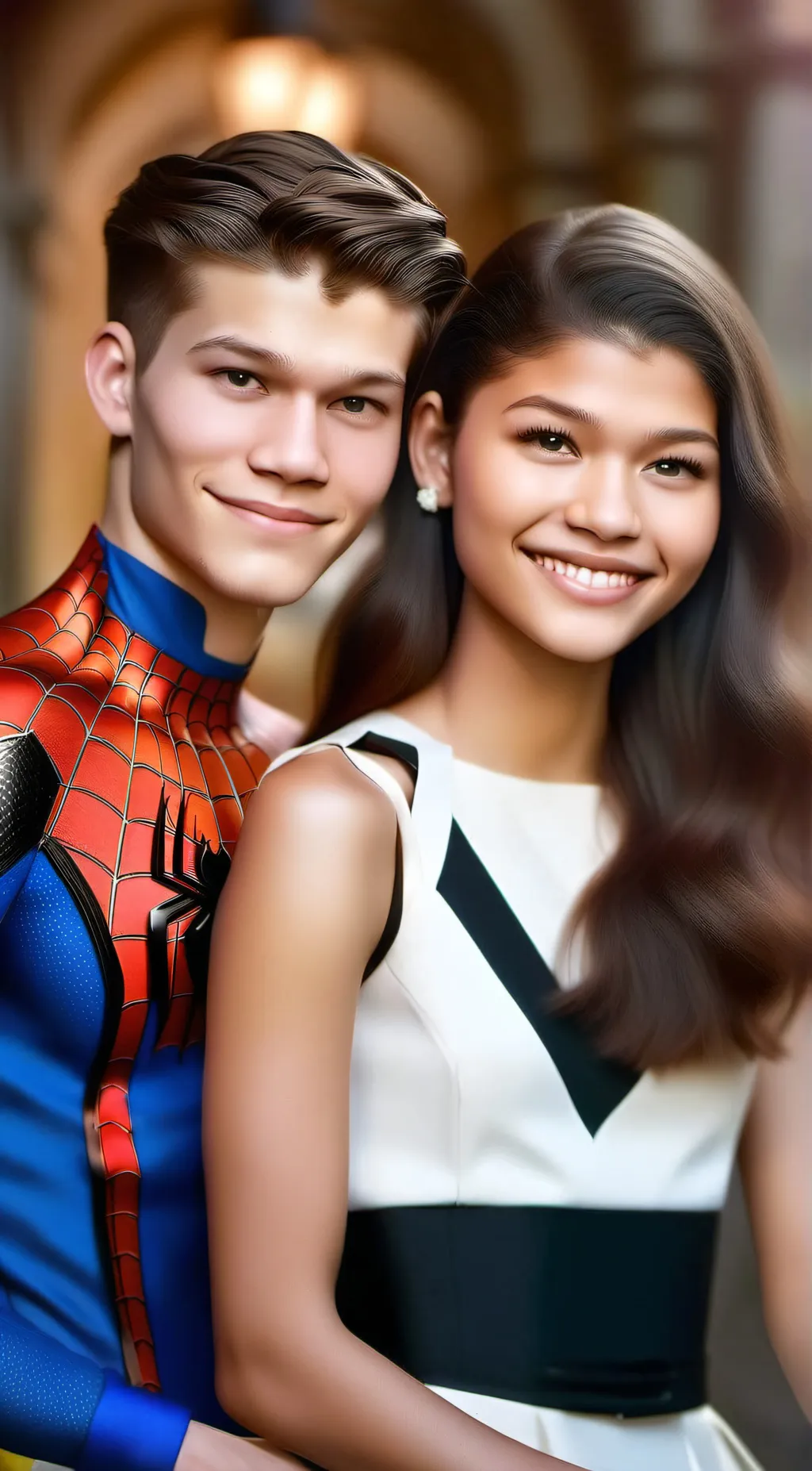 ai character: Spider man group background