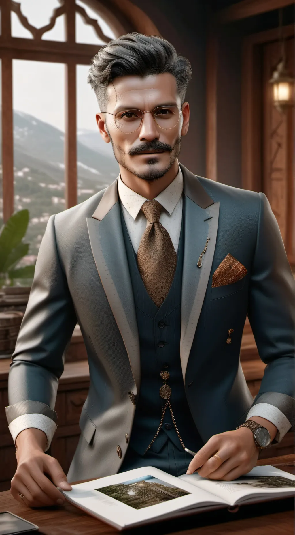 ai character: em background