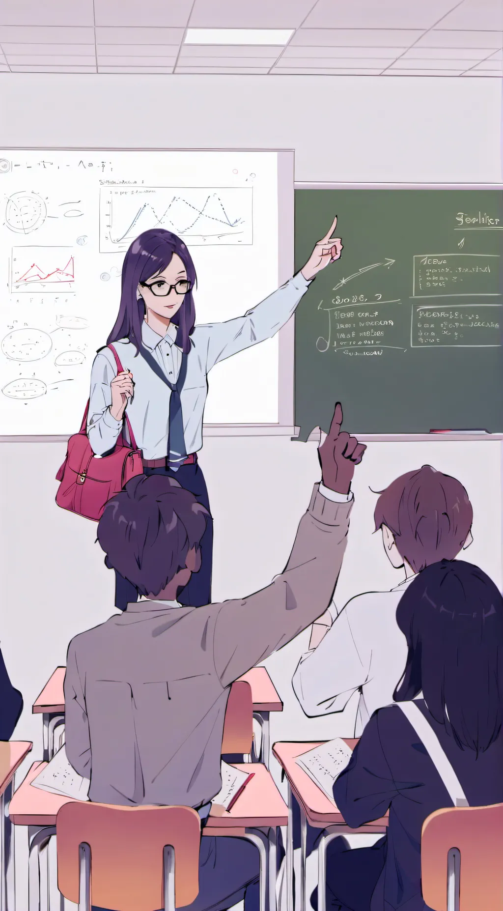 ai character: Middle School clas background