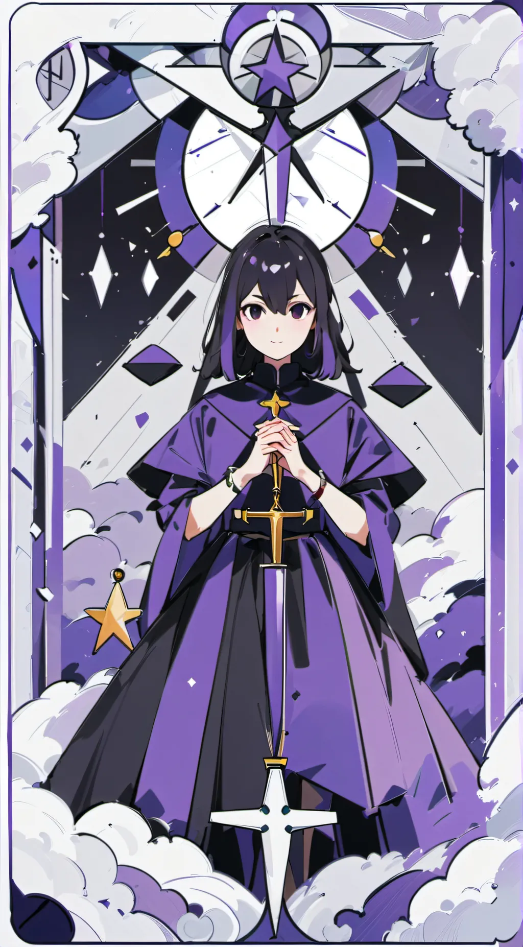 ai character: Luna 🟣 background