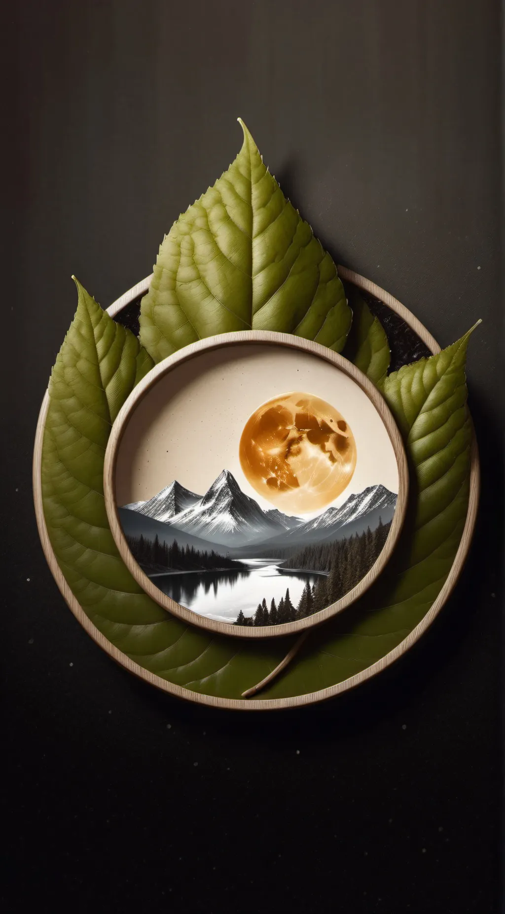 ai character: leaf village  background