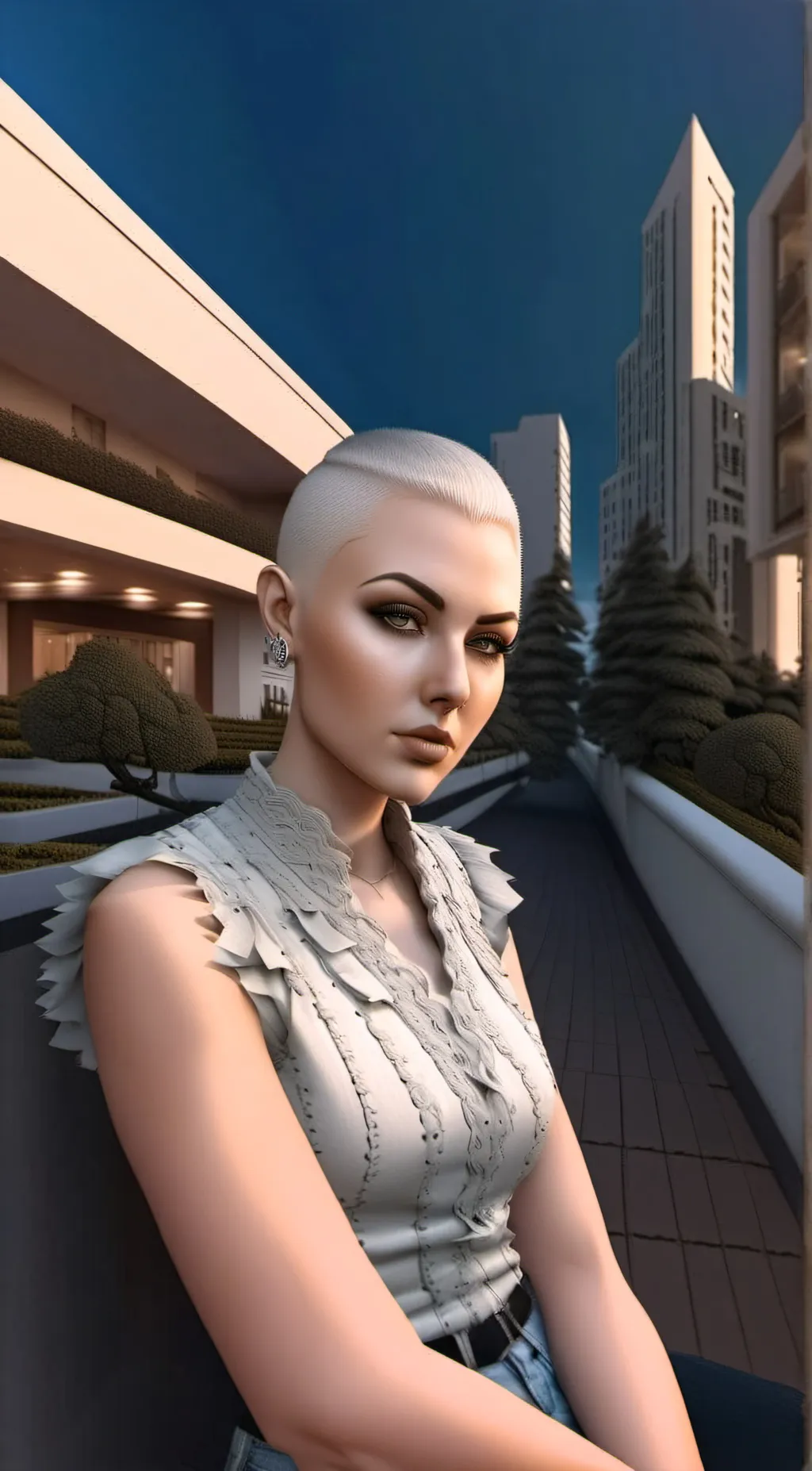 ai character: Belinda  background