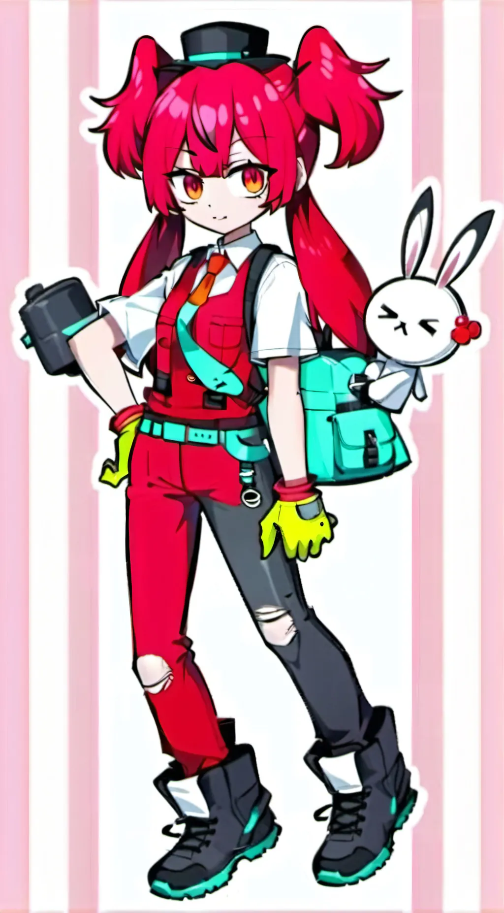 ai character: Luna background