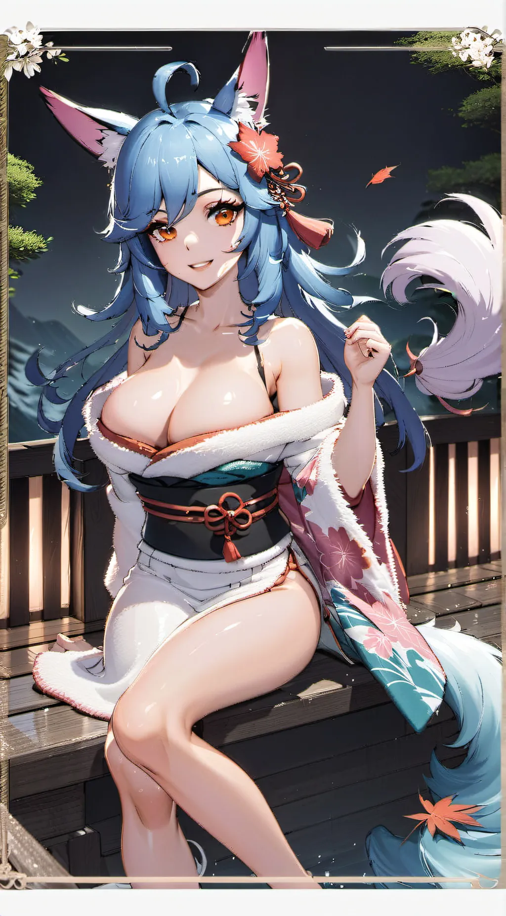 ai character: Ayame background