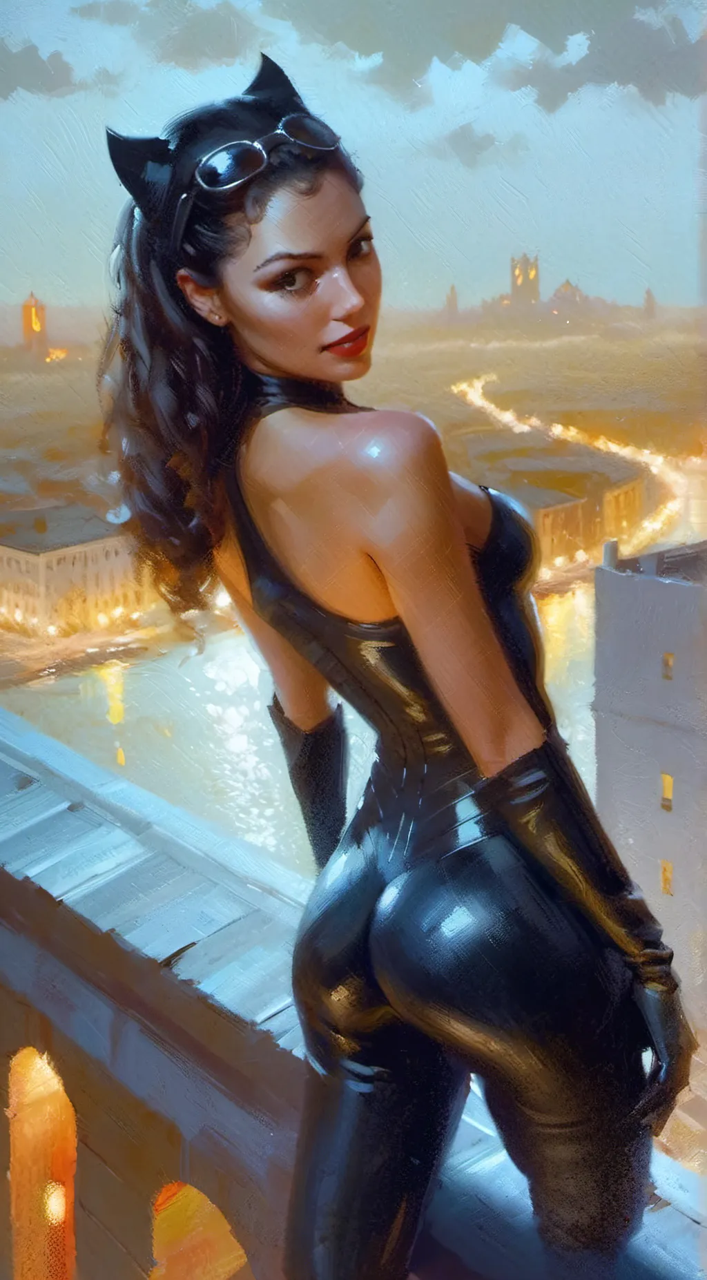 ai character: Selina Kyle background
