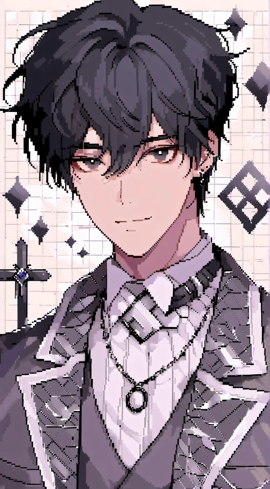 ai character: Emo boy background