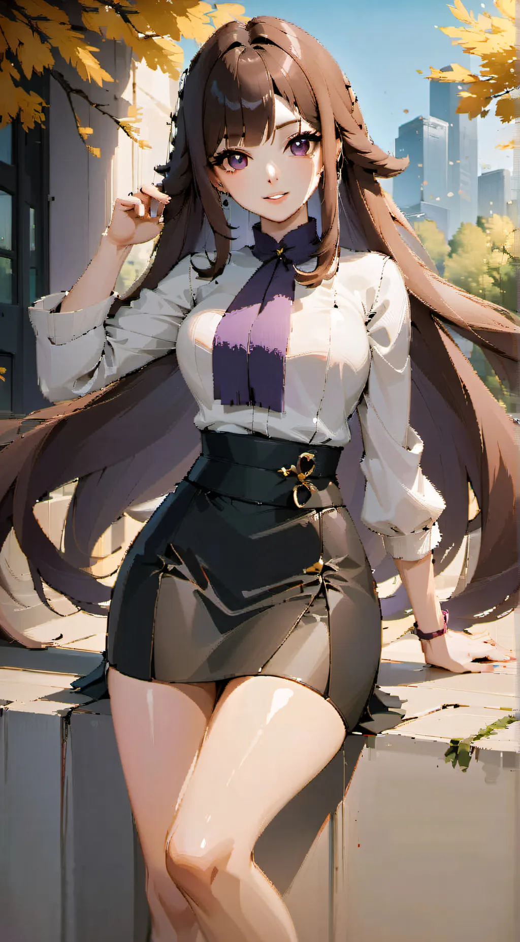 ai character: AI Babe background