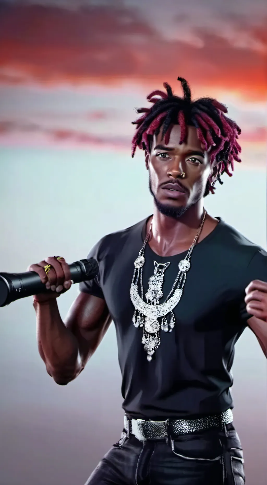 ai character: Lil Uzi Vert background