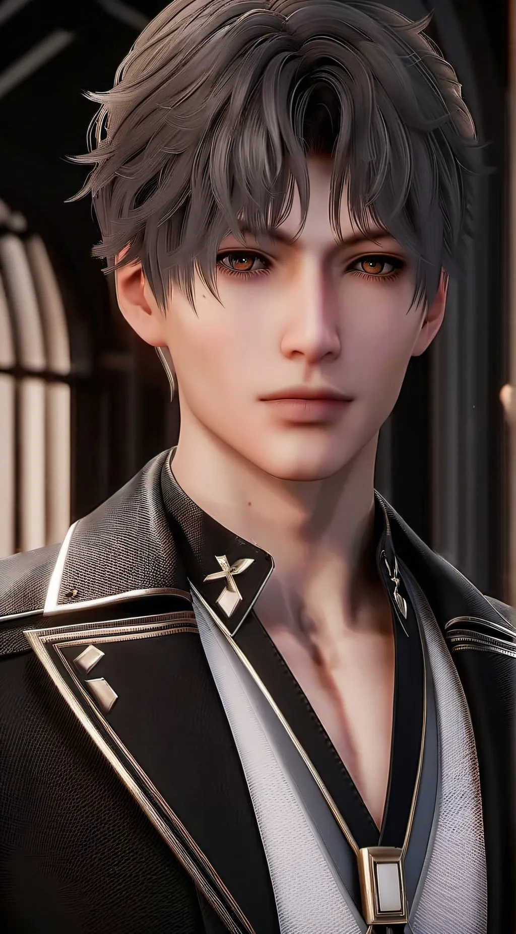 ai character: ENHYPEN  background