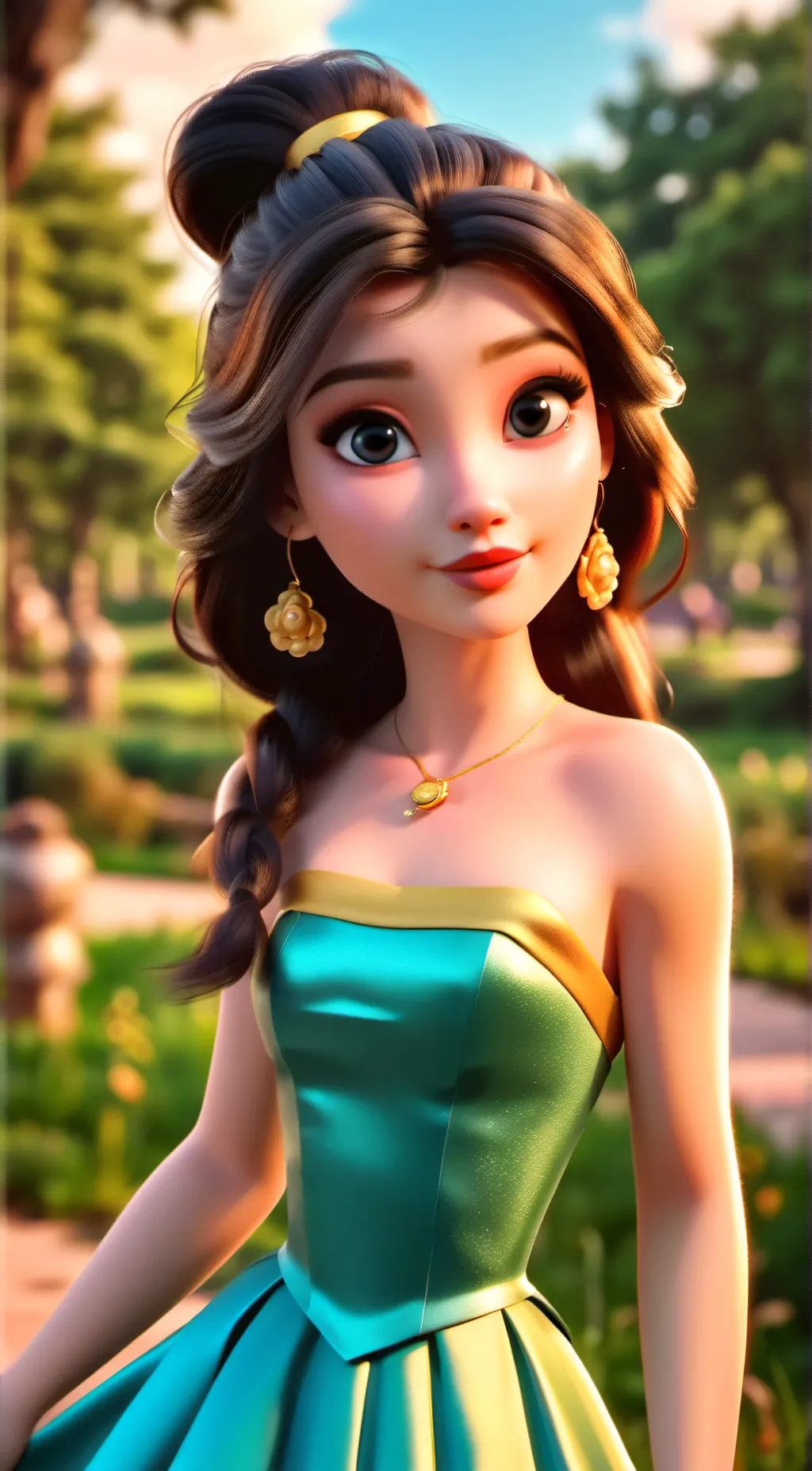 ai character: Belle background