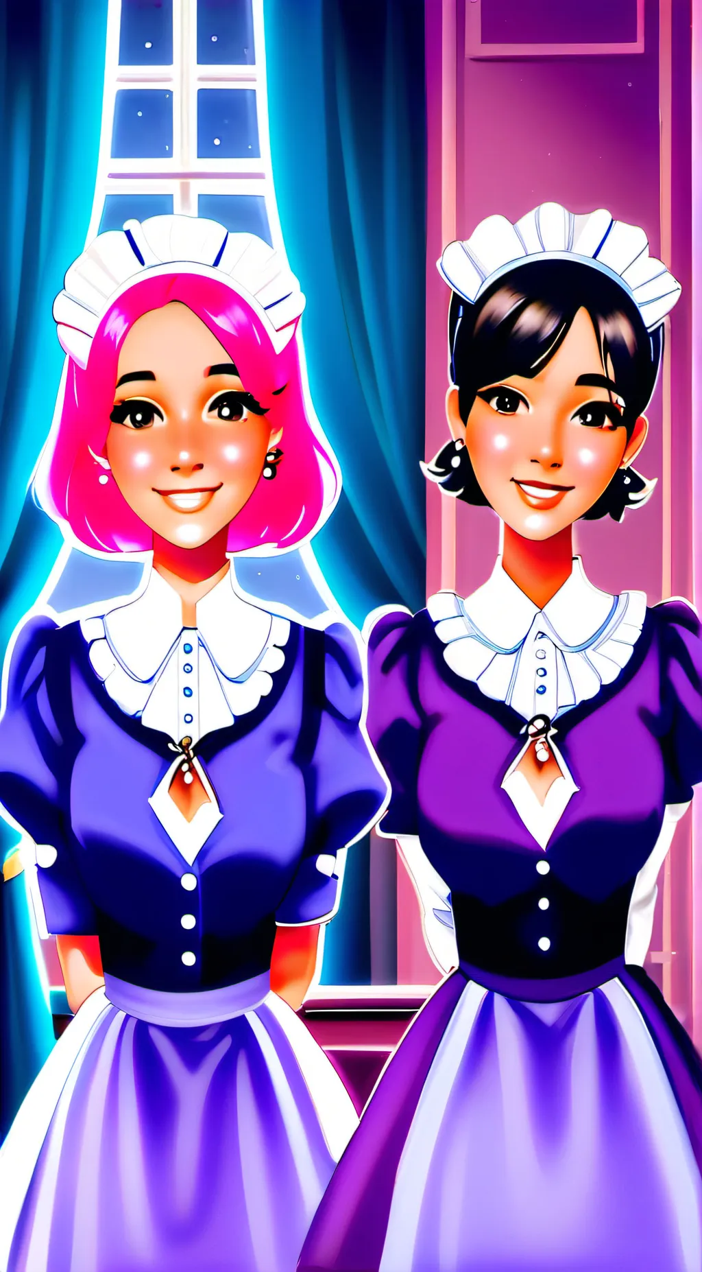 ai character: pet cafe toh background