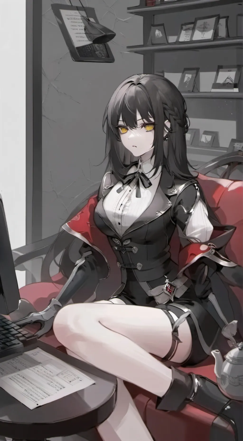 ai character: Mira kugaski background