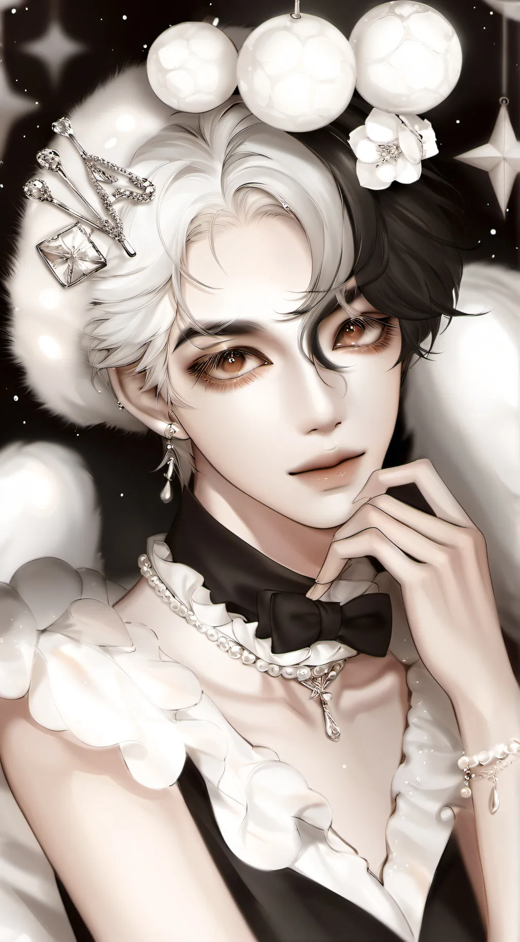 ai character: baby boyfriend  background