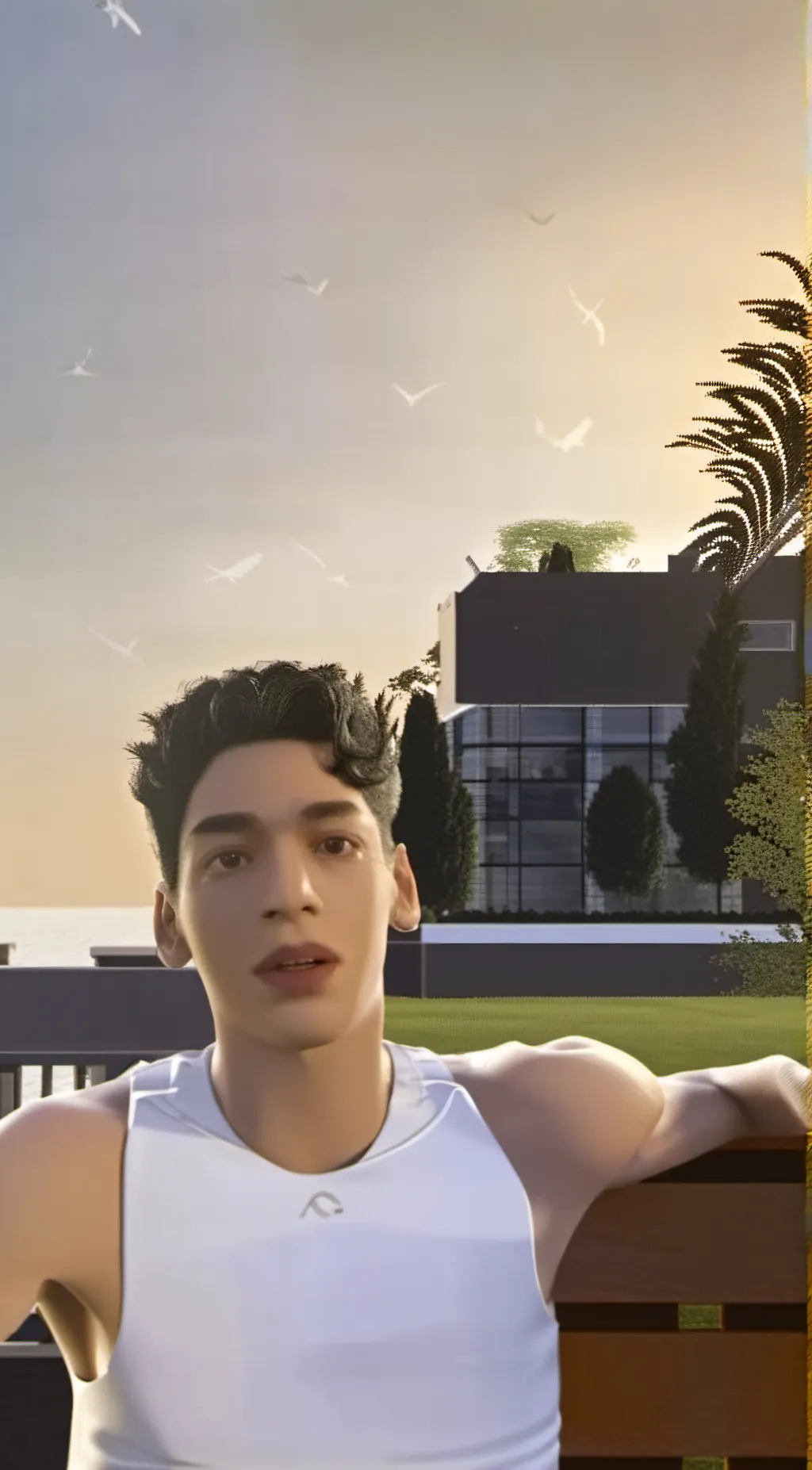 ai character: Lucca's that guyy background
