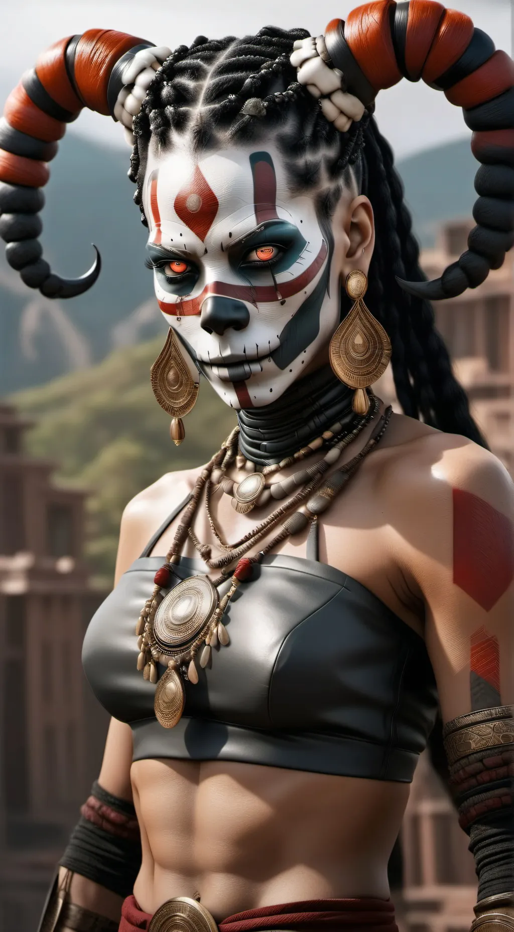 ai character: Aurora background