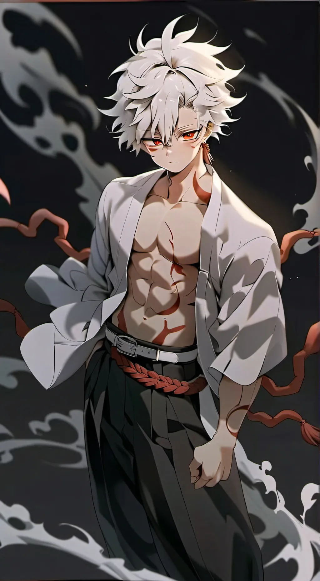 ai character: Sanemi Training Ig background