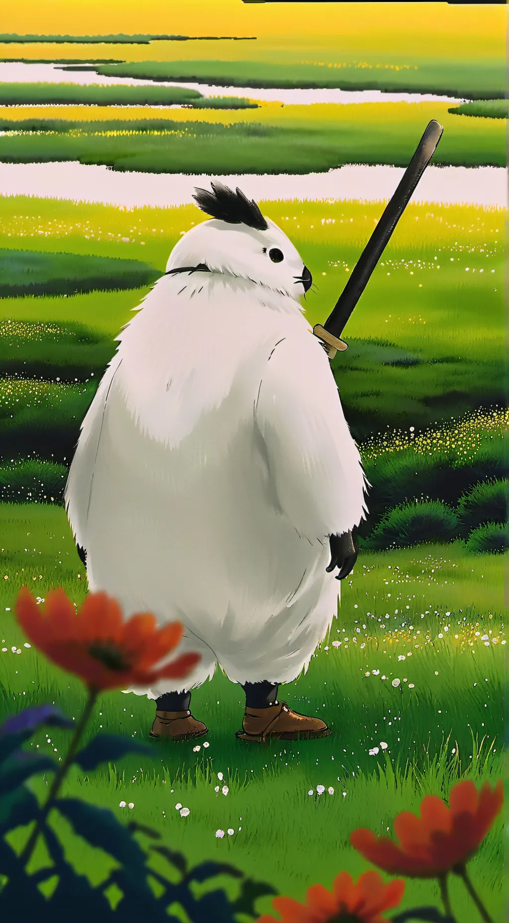 ai character: final Battle background
