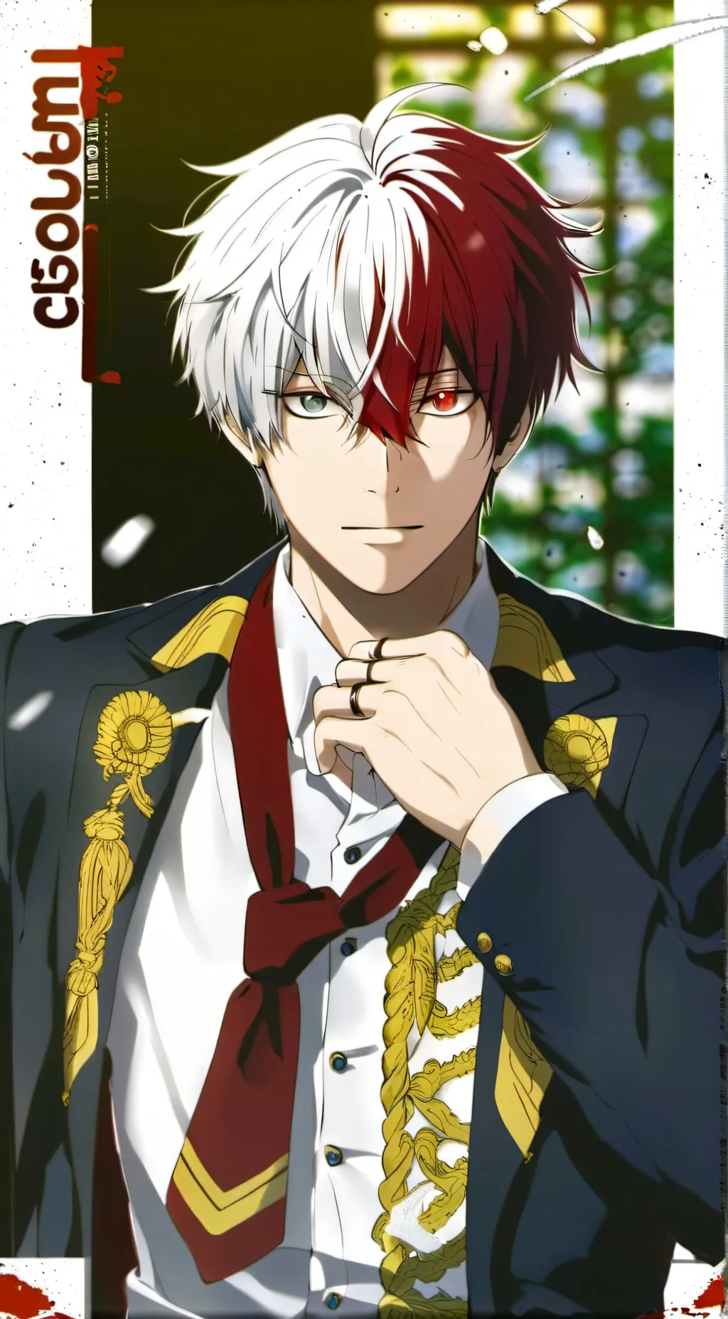 ai character: •Todoroki• background