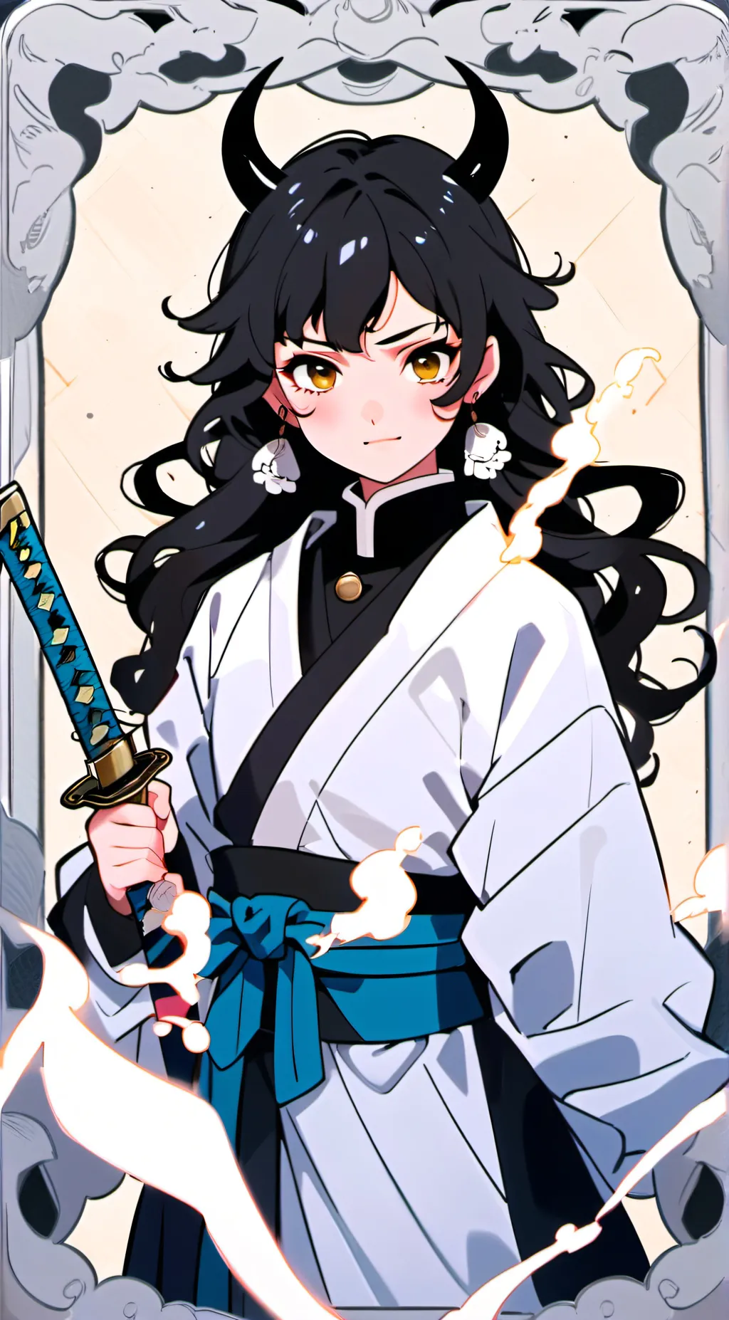 ai character: genya x muichiro background