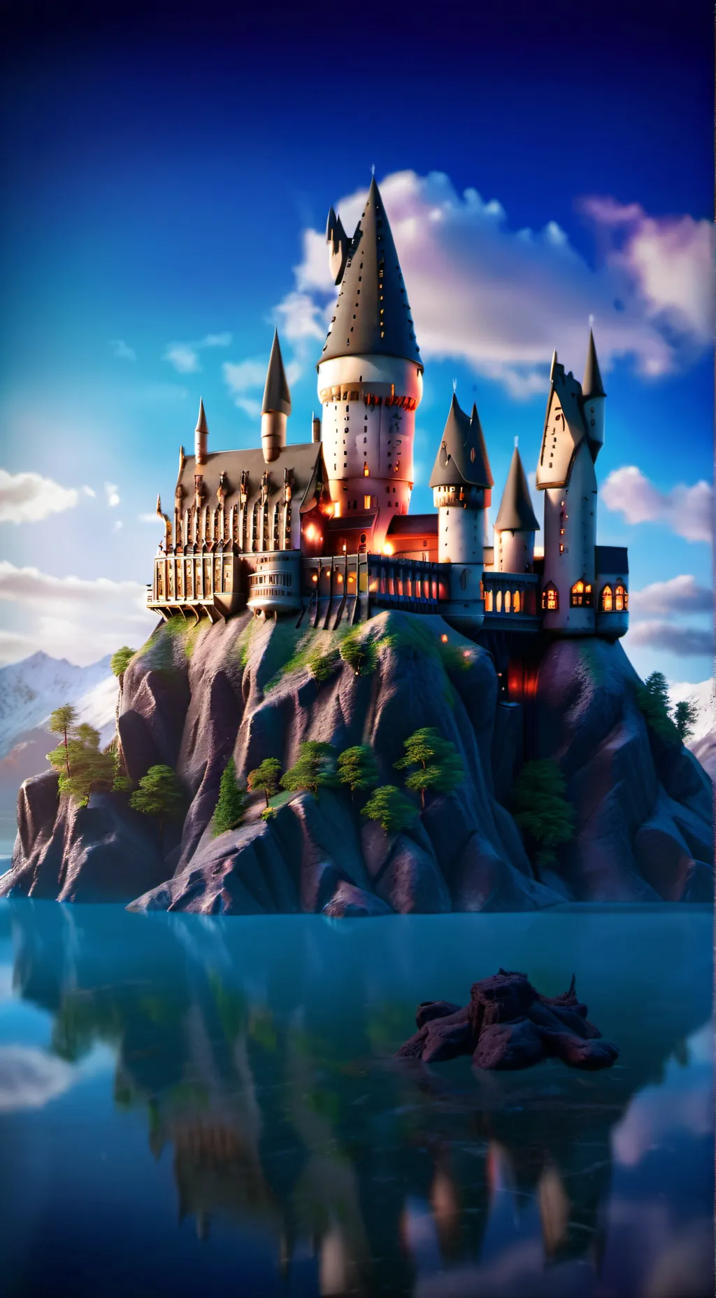ai character: hogwarts background