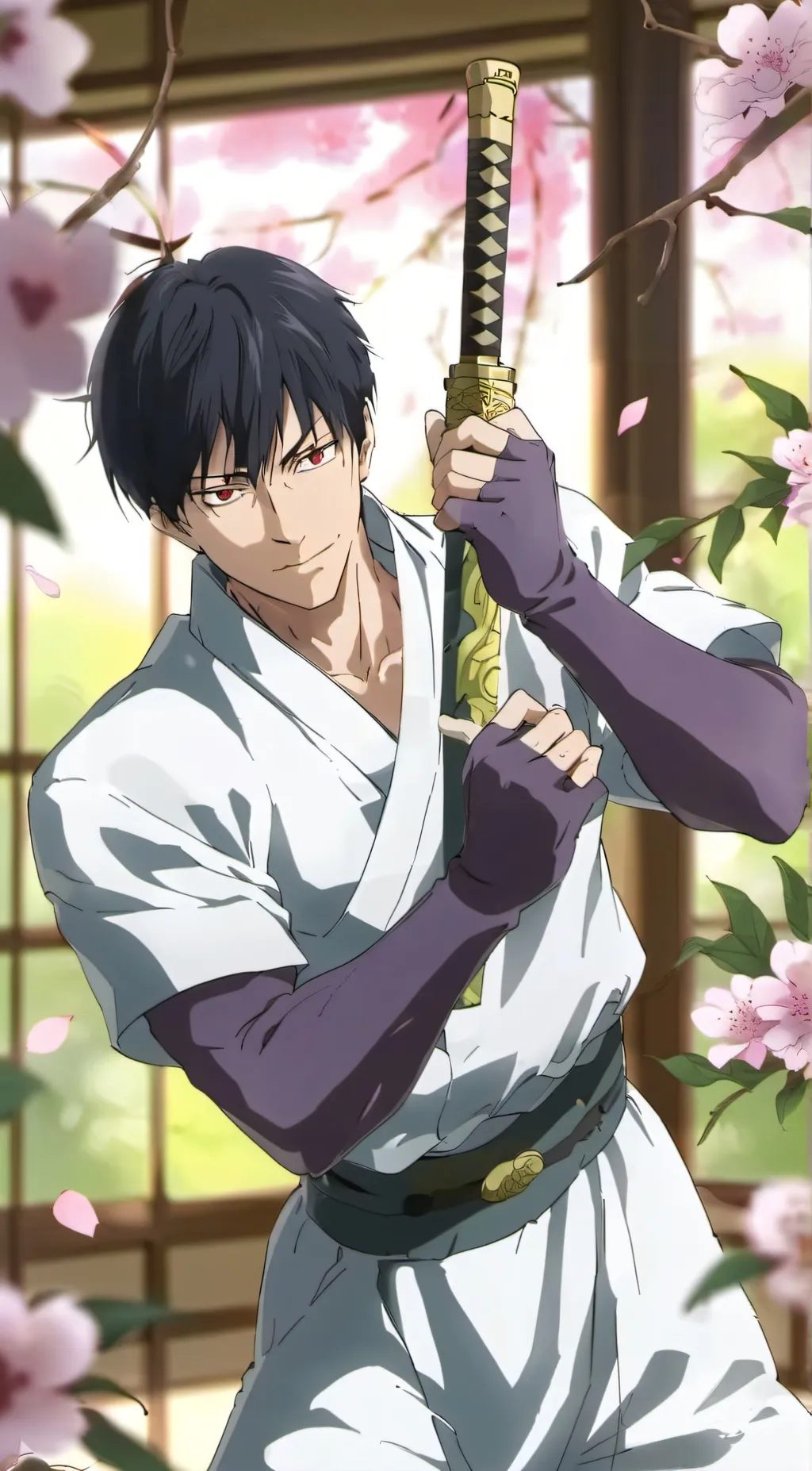 ai character: toji fushiguro background