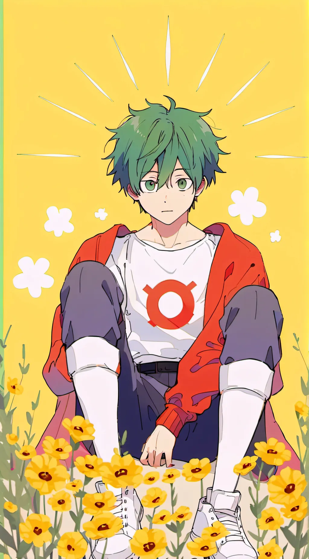 ai character: Christmas on MHA background