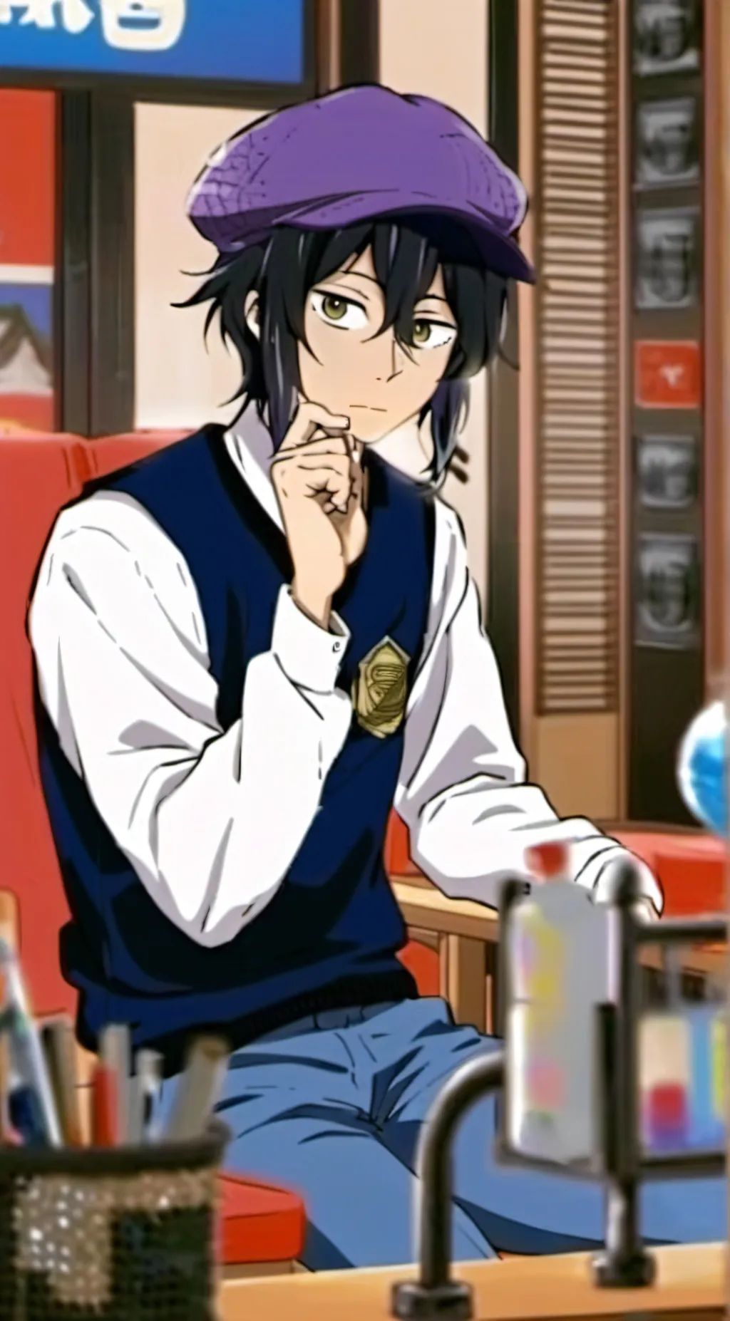 ai character: Azawa's kid  background