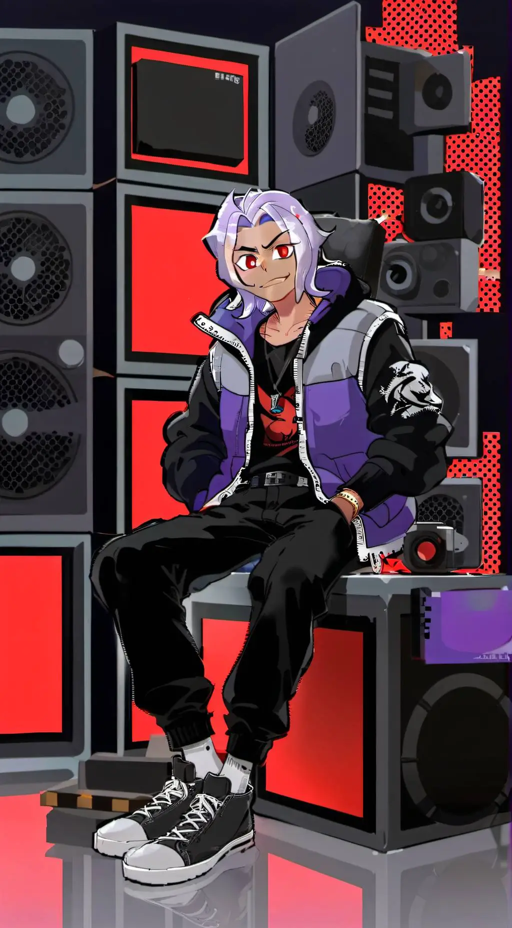ai character: Ocho  background
