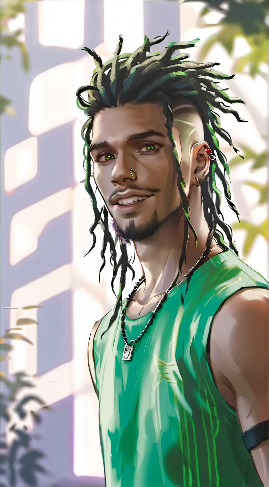 ai character: 💚𝕵𝖆𝖘𝖎𝖆𝖍 🖤 background