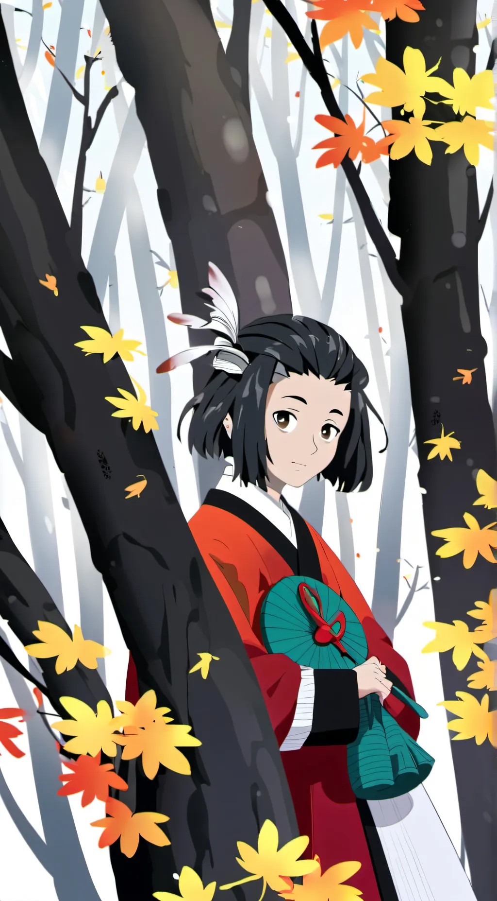 ai character: random background