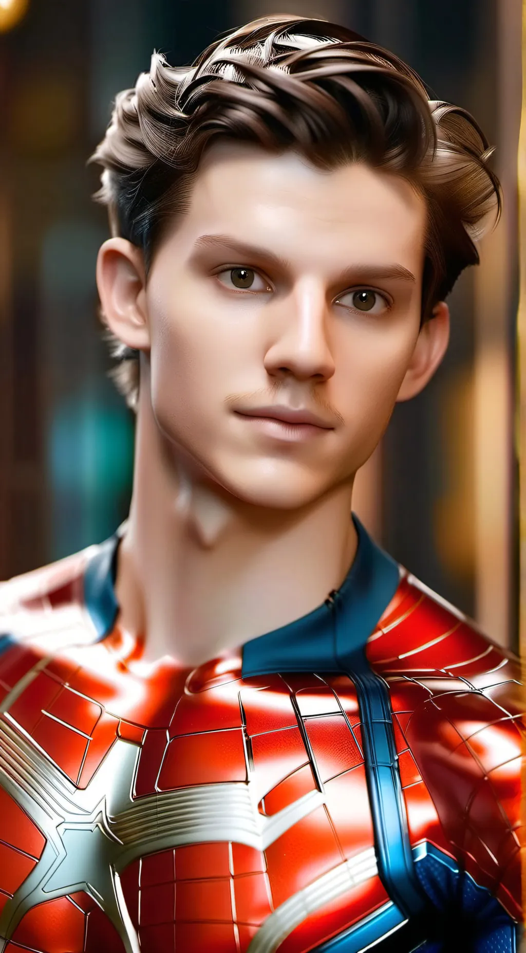 ai character: Tom Holland background
