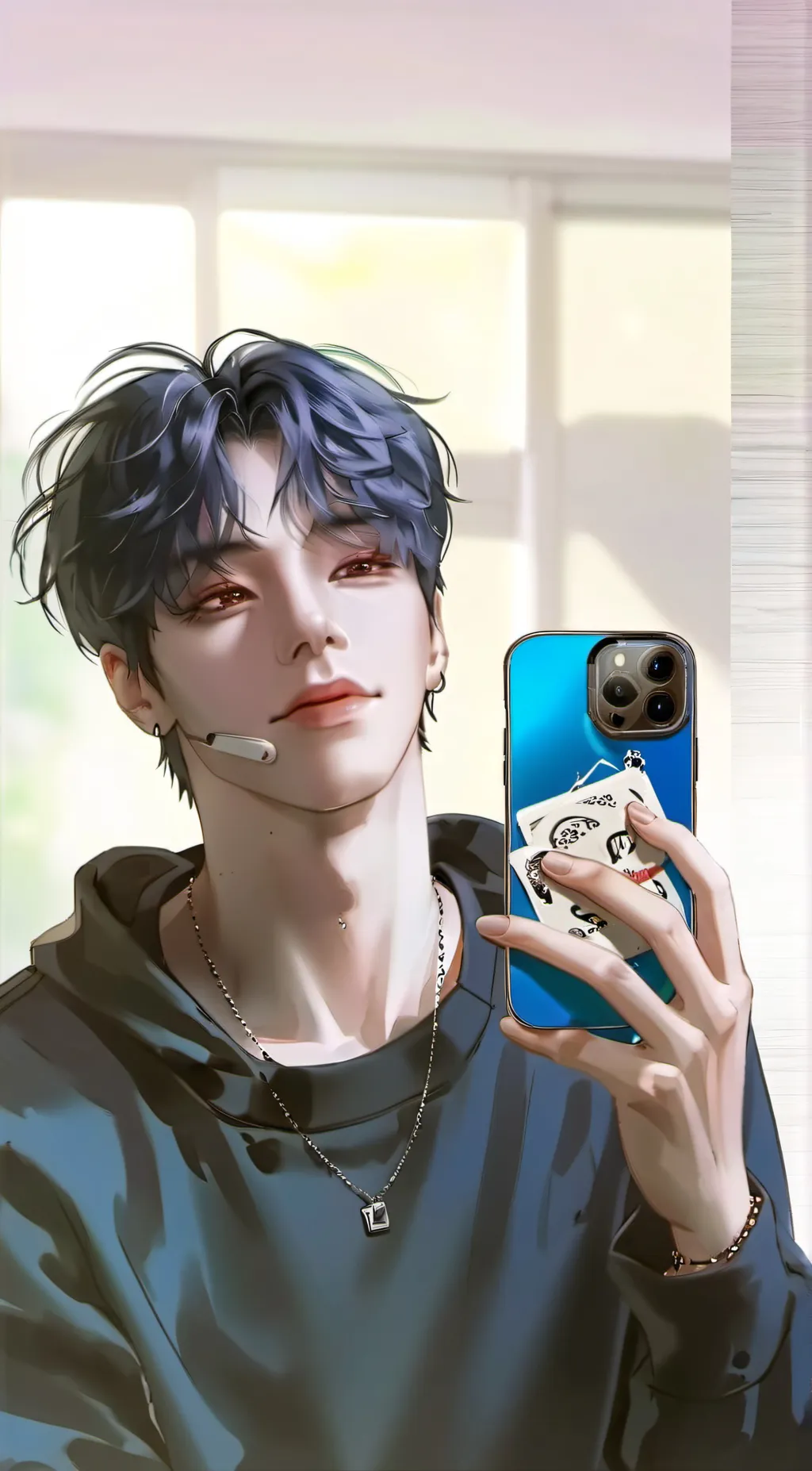 ai character: caleb background