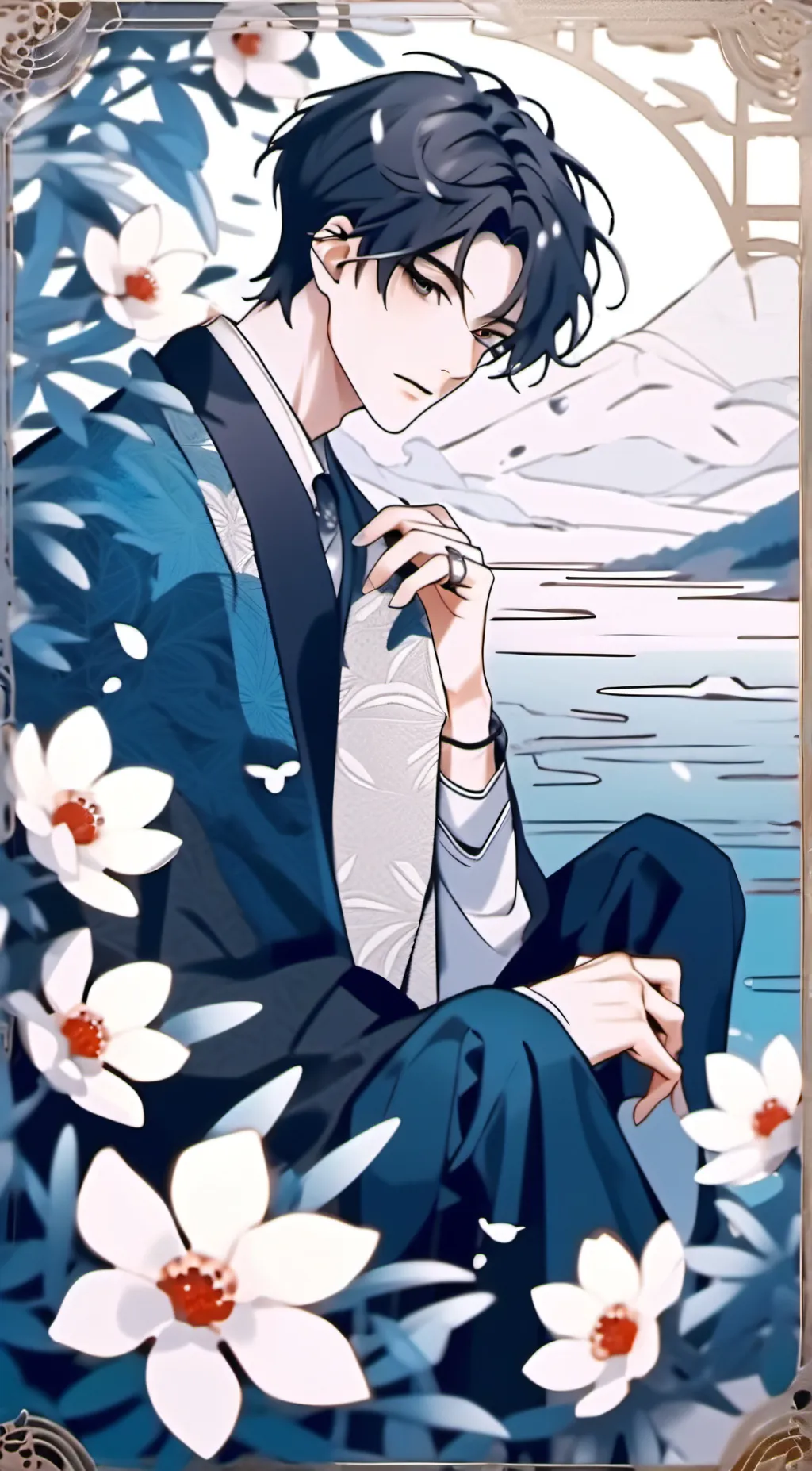 ai character: Aaron  background