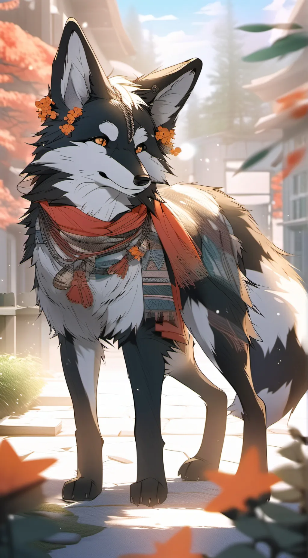 ai character: sunny background