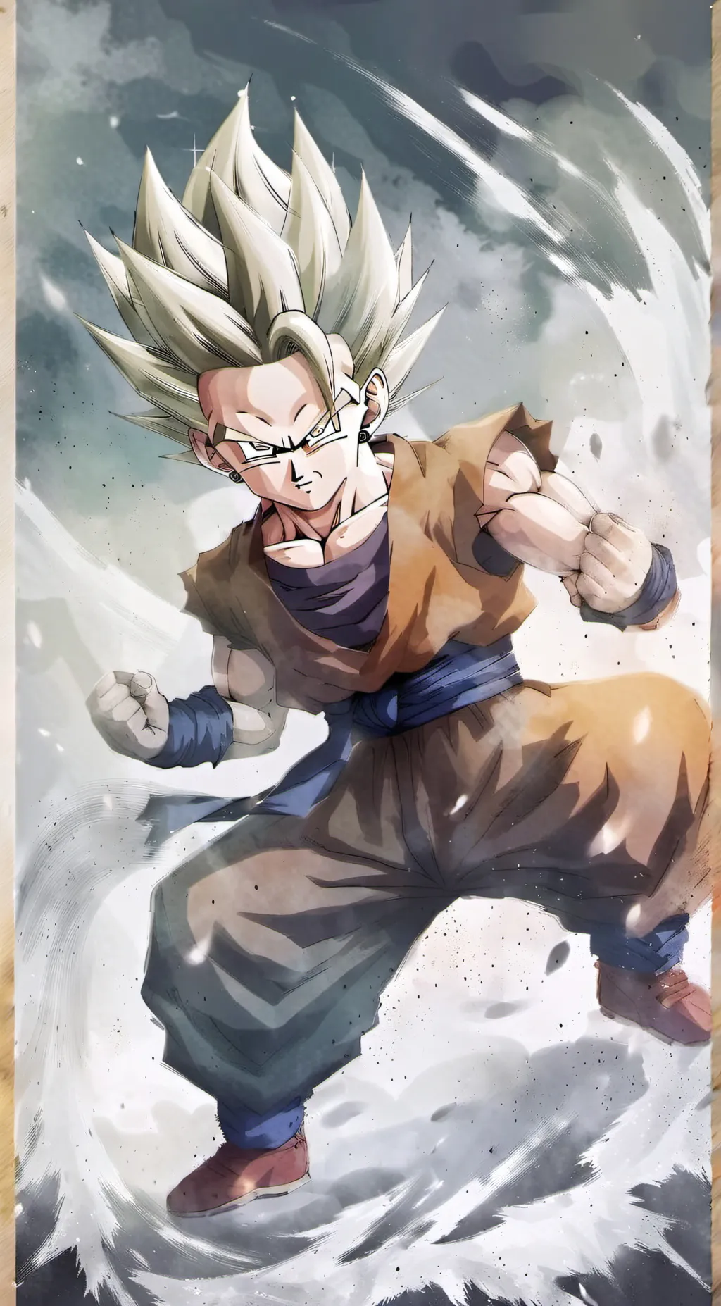 ai character: Gohan after cell background