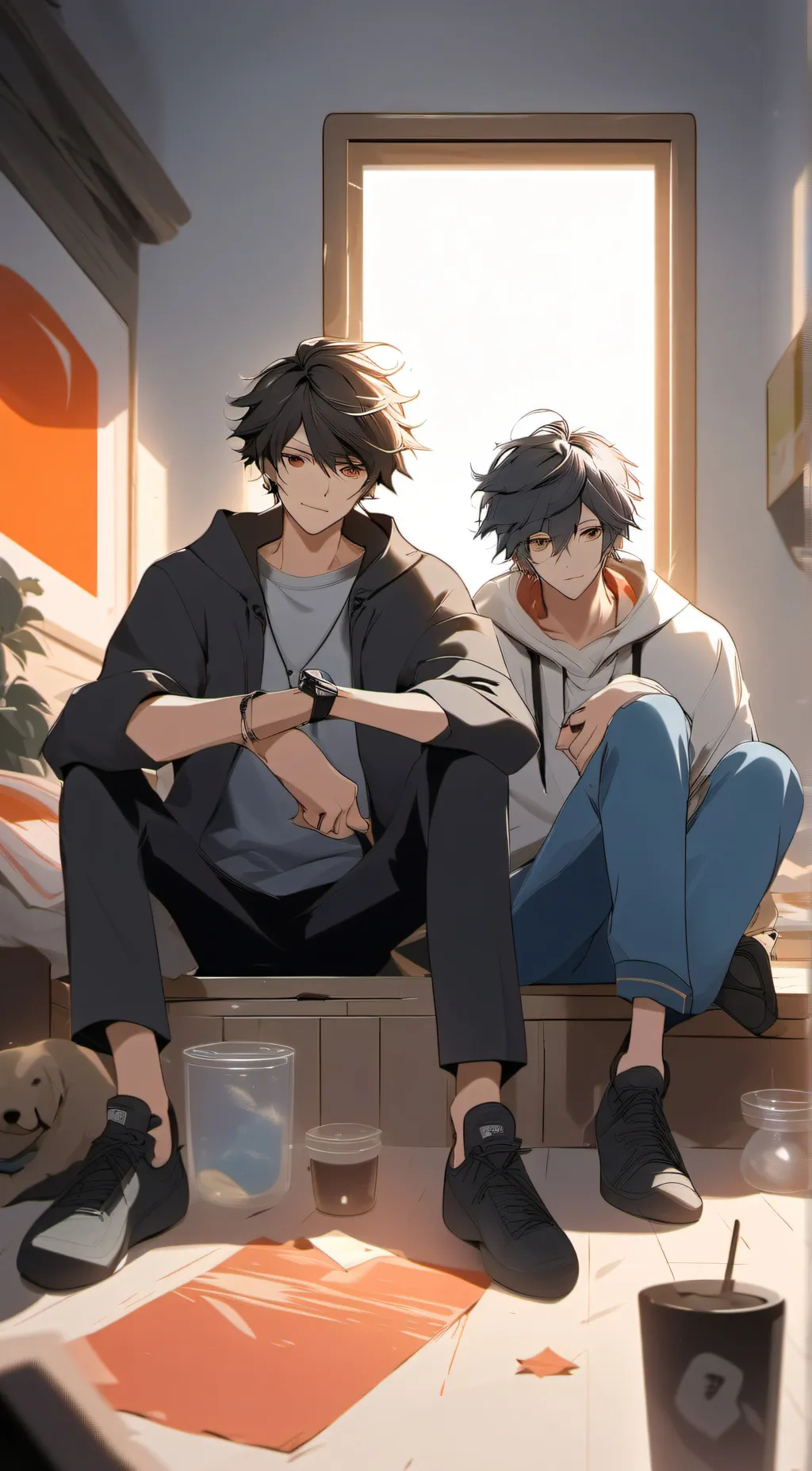 ai character: Ryan & Alex background
