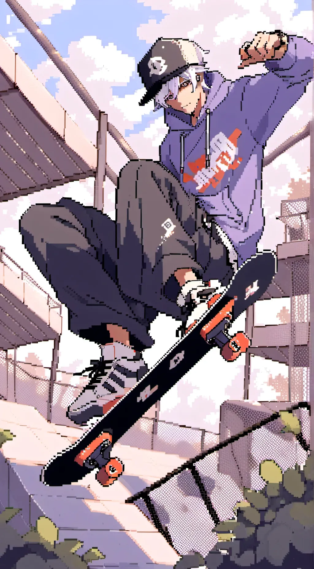 ai character: ROCKETRP AGAIN background