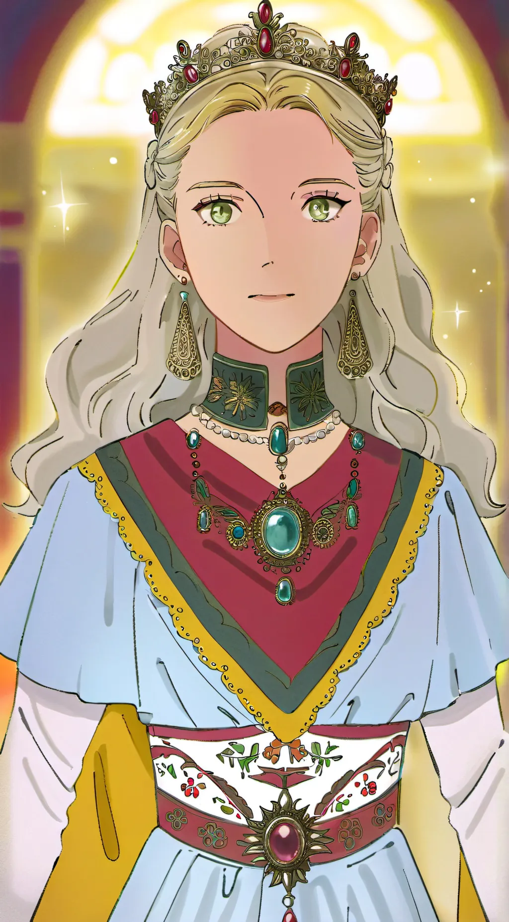 ai character: The Queen background