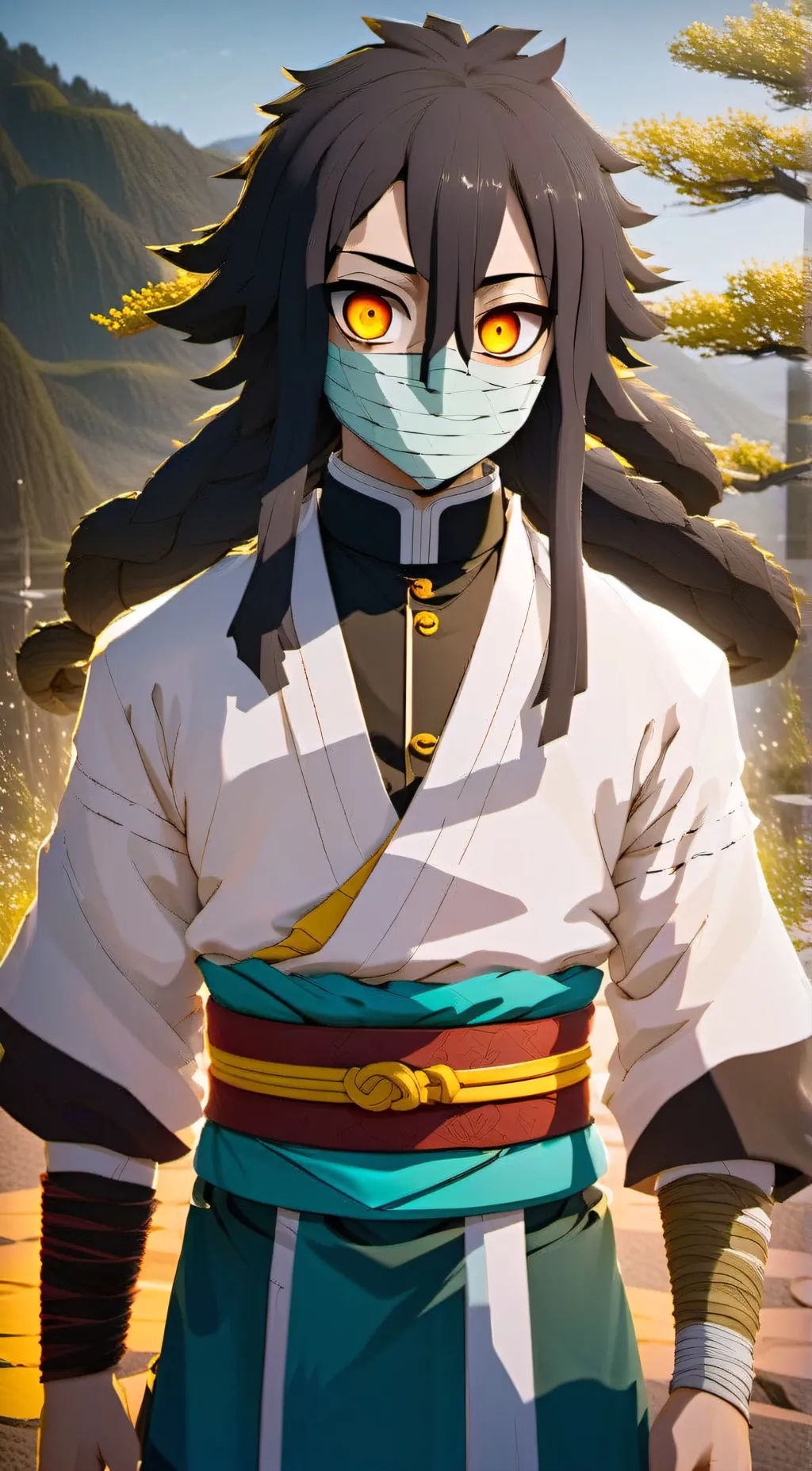 ai character: Obanai Iguro background