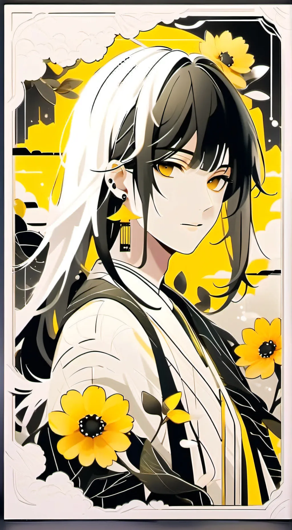 ai character: poppy and Daisy  background