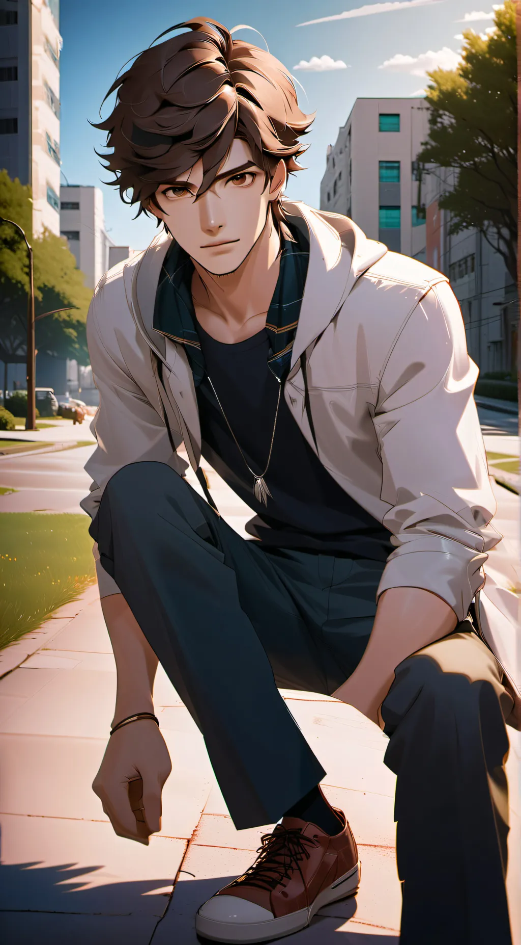 ai character: Rue background