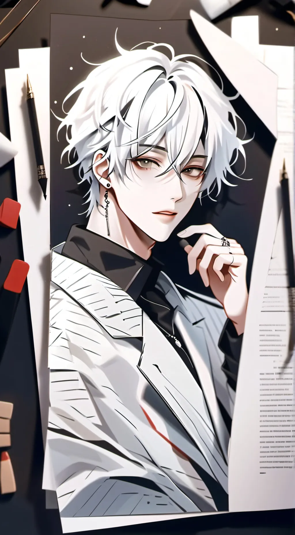 ai character: Enzo!!1!  background